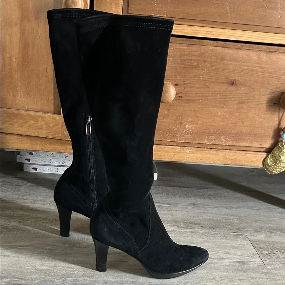 Aquatalia Black Over the Knee Boots